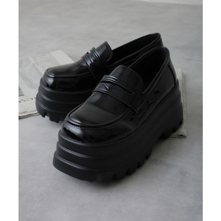 【25年春夏再販】厚底 トリプルソール ボリューム ローファーシューズ | DEMETER | 詳細画像33 