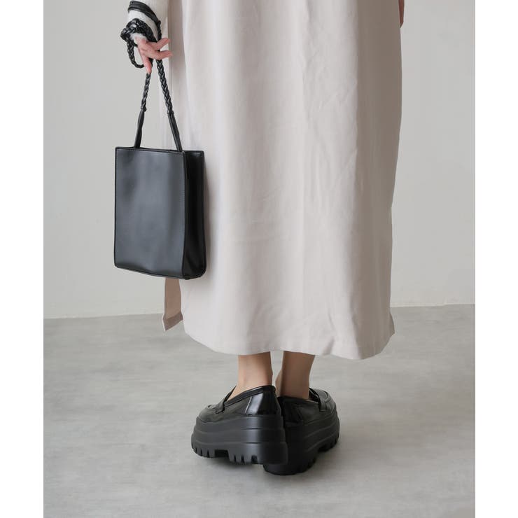 【25年春夏再販】厚底 トリプルソール ボリューム ローファーシューズ | DEMETER | 詳細画像39 