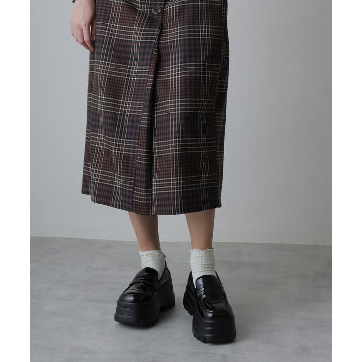 【25年春夏再販】厚底 トリプルソール ボリューム ローファーシューズ | DEMETER | 詳細画像41 