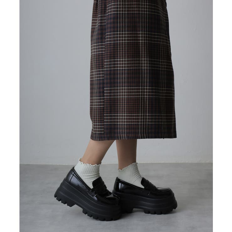 【25年春夏再販】厚底 トリプルソール ボリューム ローファーシューズ | DEMETER | 詳細画像42 