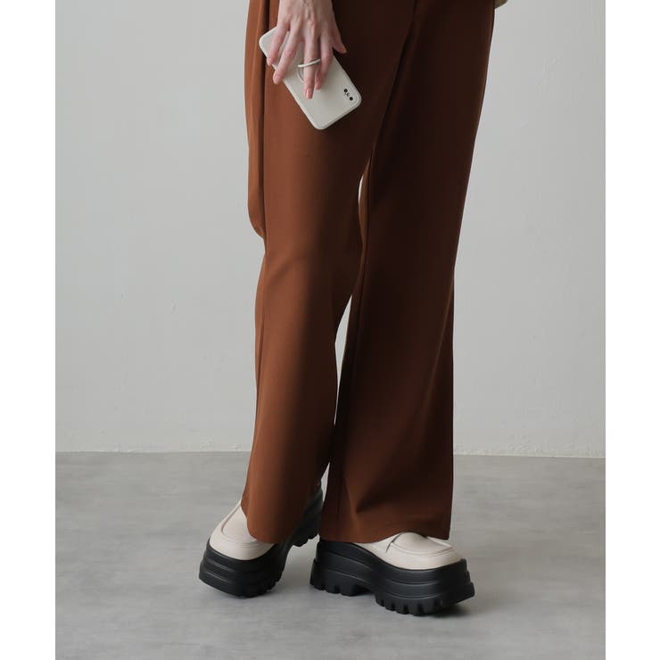 【25年春夏再販】厚底 トリプルソール ボリューム ローファーシューズ | DEMETER | 詳細画像47 