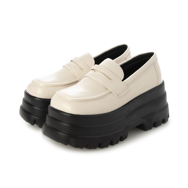 【25年春夏再販】厚底 トリプルソール ボリューム ローファーシューズ | DEMETER | 詳細画像53 