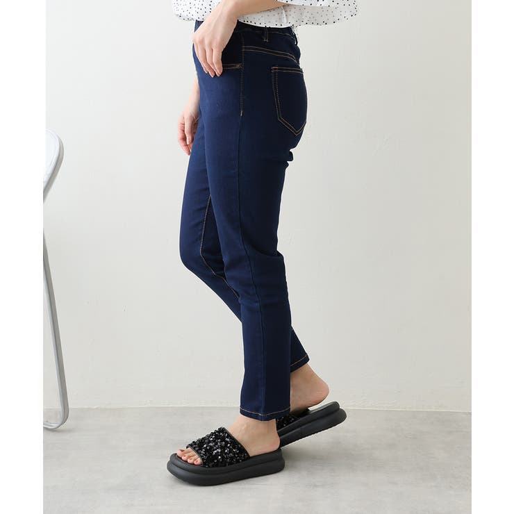 【25年春夏新作】厚底 ダブルソール スパンコール スライドサンダル | DEMETER | 詳細画像15 