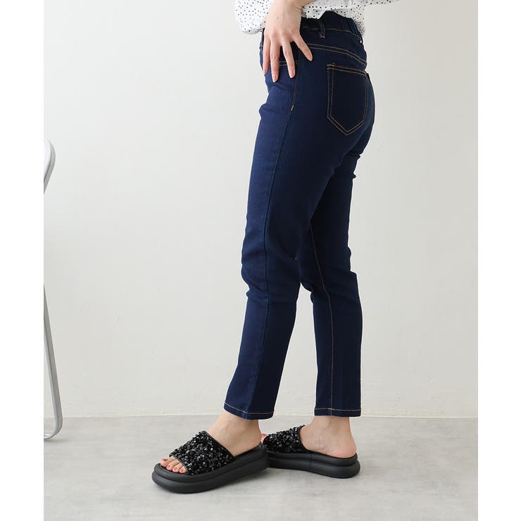 【25年春夏新作】厚底 ダブルソール スパンコール スライドサンダル | DEMETER | 詳細画像16 