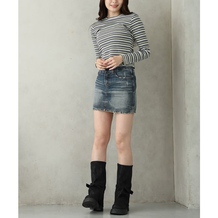 【25年秋冬新作】厚底 ボリュームソール ミドル カバーブーツ | DEMETER | 詳細画像25 