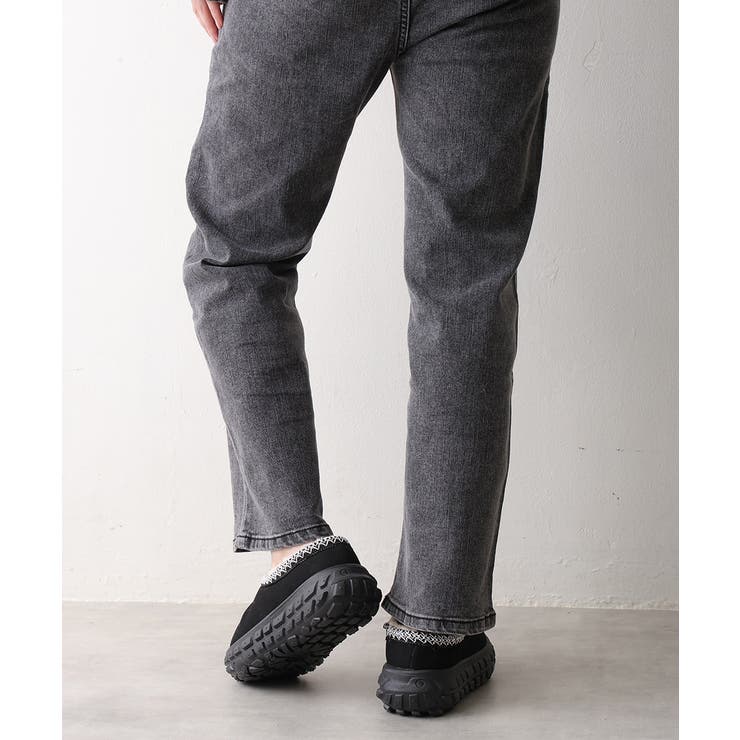 【25年秋冬新作】厚底 凹凸ソール ボリュームファー ムートンシューズ | DEMETER | 詳細画像11 