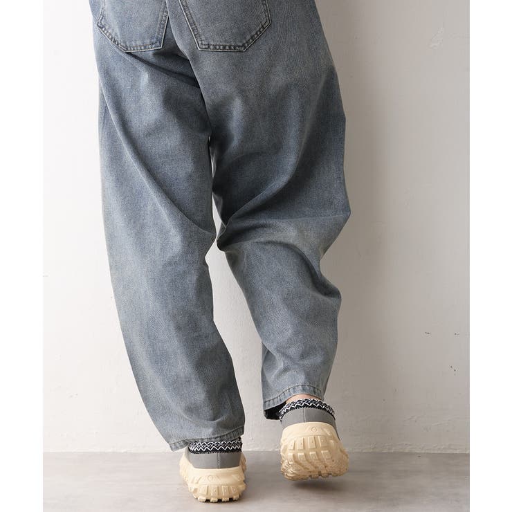 【25年秋冬新作】厚底 凹凸ソール ボリュームファー ムートンシューズ | DEMETER | 詳細画像19 