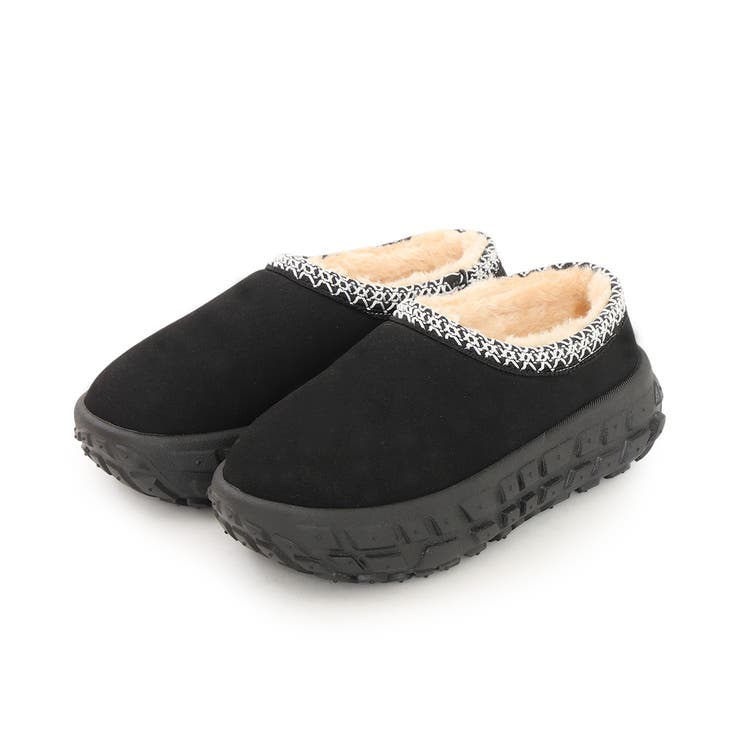 【25年秋冬新作】厚底 凹凸ソール ボリュームファー ムートンシューズ | DEMETER | 詳細画像39 