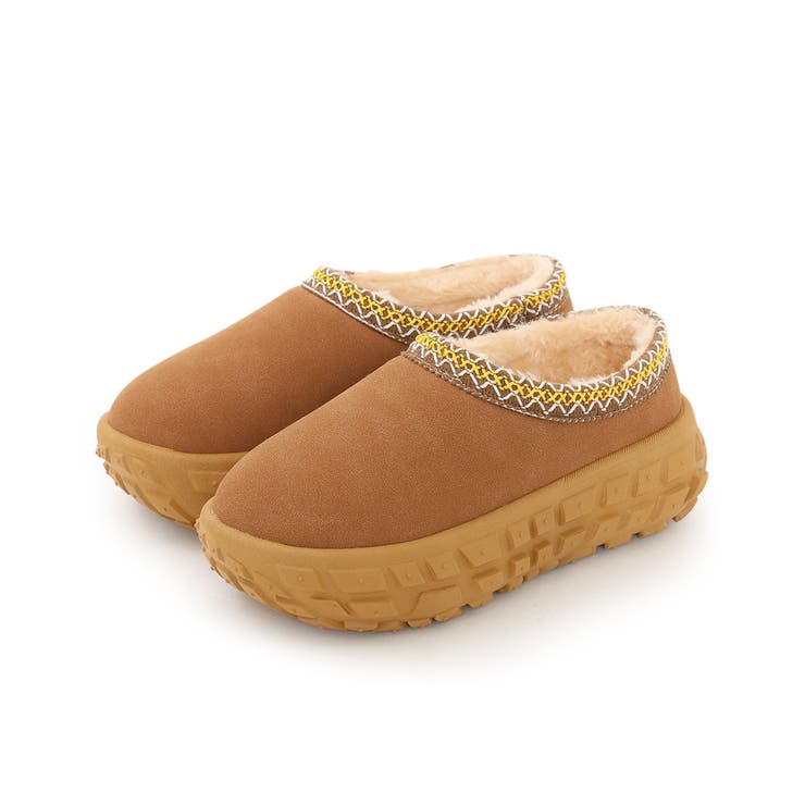 【25年秋冬新作】厚底 凹凸ソール ボリュームファー ムートンシューズ | DEMETER | 詳細画像41 