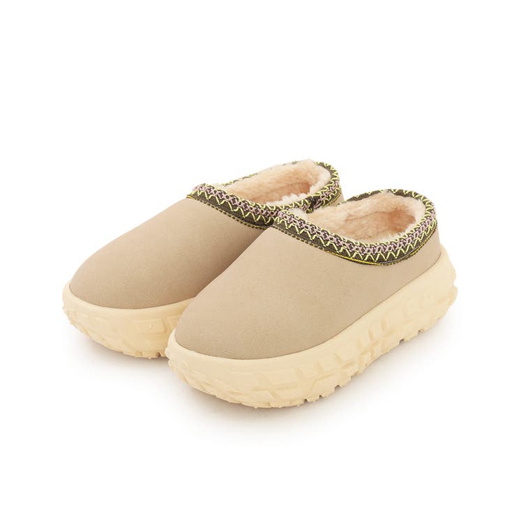 【25年秋冬新作】厚底 凹凸ソール ボリュームファー ムートンシューズ | DEMETER | 詳細画像42 