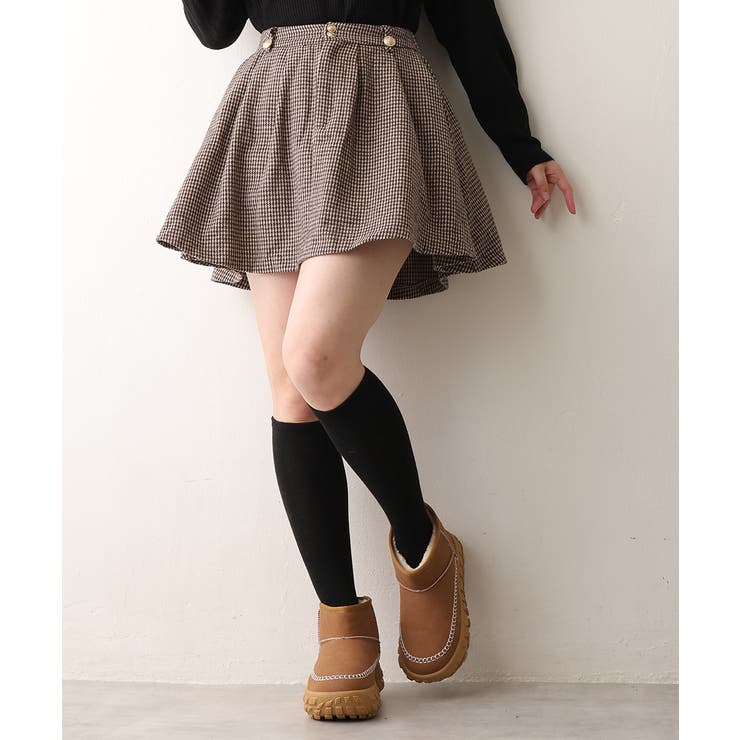 【25年秋冬新作】厚底 凹凸ソール ボリュームファー ショート ムートンブーツ | DEMETER | 詳細画像19 