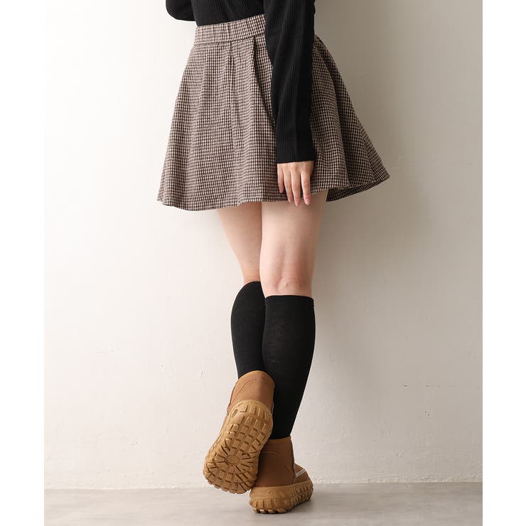 【25年秋冬新作】厚底 凹凸ソール ボリュームファー ショート ムートンブーツ | DEMETER | 詳細画像22 