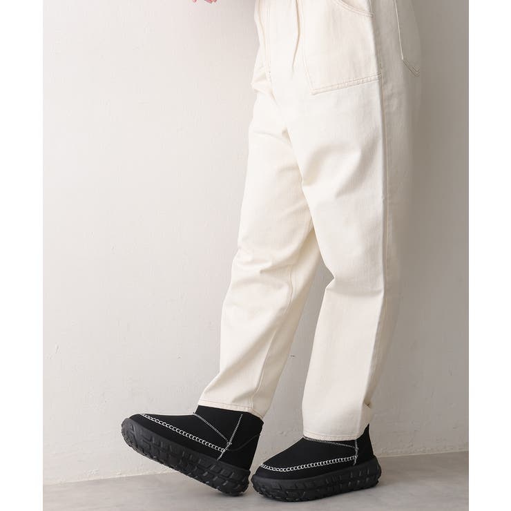 【25年秋冬新作】厚底 凹凸ソール ボリュームファー ショート ムートンブーツ | DEMETER | 詳細画像8 