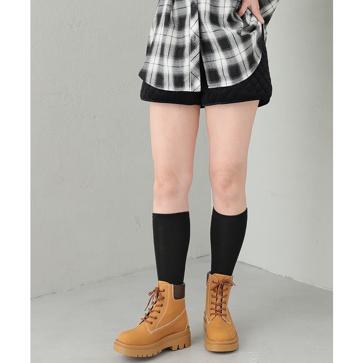 【26年春夏新作】軽量 厚底ソール レースアップ ショートブーツ | DEMETER | 詳細画像33 