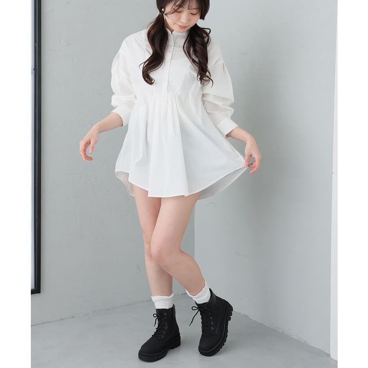 【26年春夏新作】軽量 厚底ソール レースアップ ショートブーツ | DEMETER | 詳細画像9 