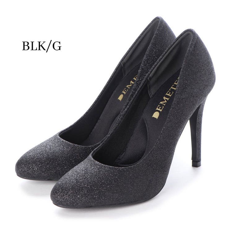 クッションインソール☆グリッター ピンヒール パンプス | DEMETER | 詳細画像20 