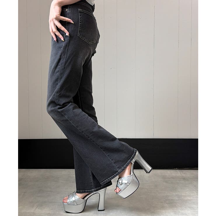 【26年春夏新作】厚底 ビジューバックル アンクルストラップ サンダル | DEMETER | 詳細画像19 