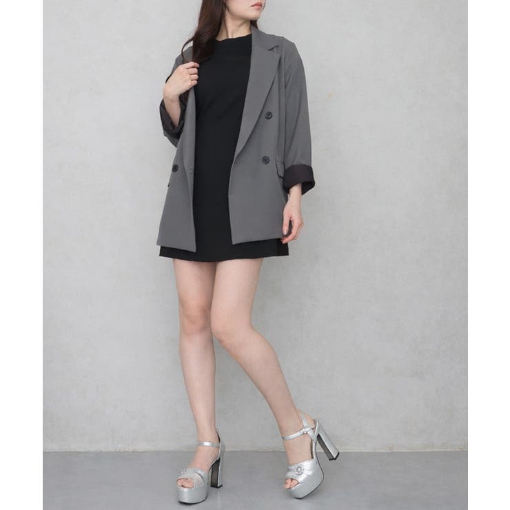 【26年春夏新作】厚底 ビジューバックル アンクルストラップ サンダル | DEMETER | 詳細画像46 