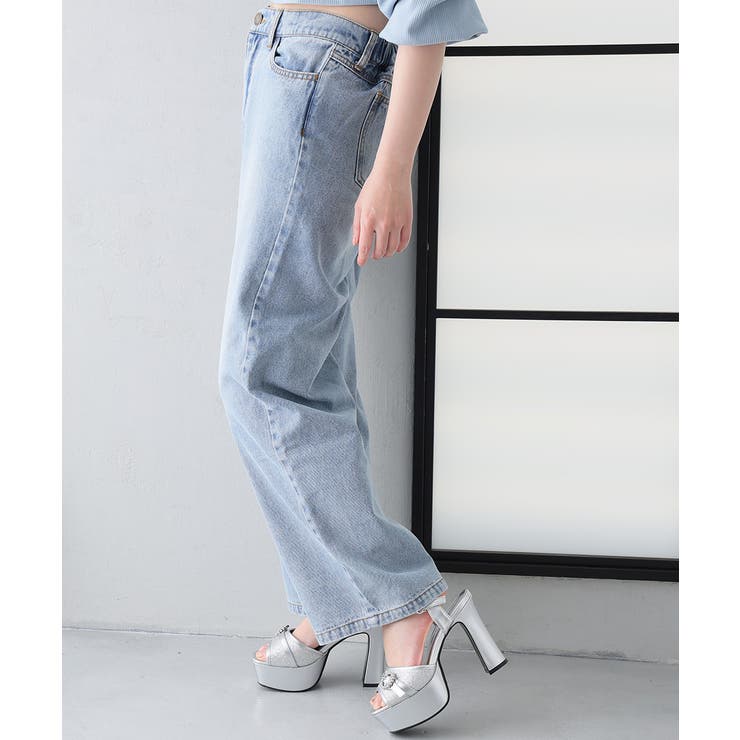 【26年春夏新作】厚底 ビジューバックル アンクルストラップ サンダル | DEMETER | 詳細画像48 