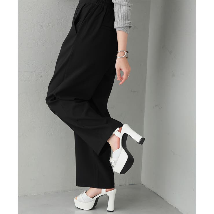 【26年春夏新作】厚底 ビジューバックル アンクルストラップ サンダル | DEMETER | 詳細画像55 