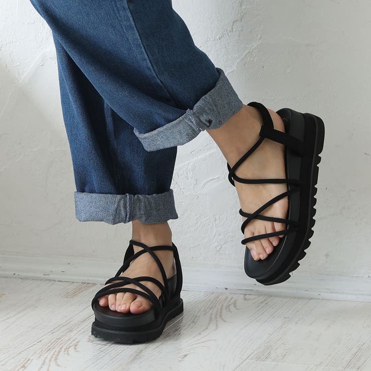 厚底ソール ナローストラップサンダル 品番 Dems Demeter デメテル のレディースファッション通販 Shoplist ショップリスト