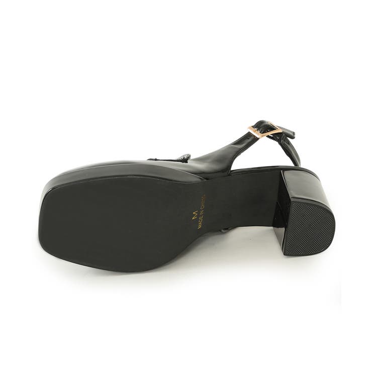 【25年秋冬新作】厚底 プラットフォーム スリングバック ローファーパンプス | DEMETER | 詳細画像48 