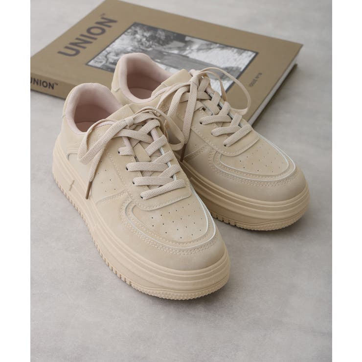 【25年春夏再販】軽量 厚底ソール ベーシック コートスニーカー | DEMETER | 詳細画像49 