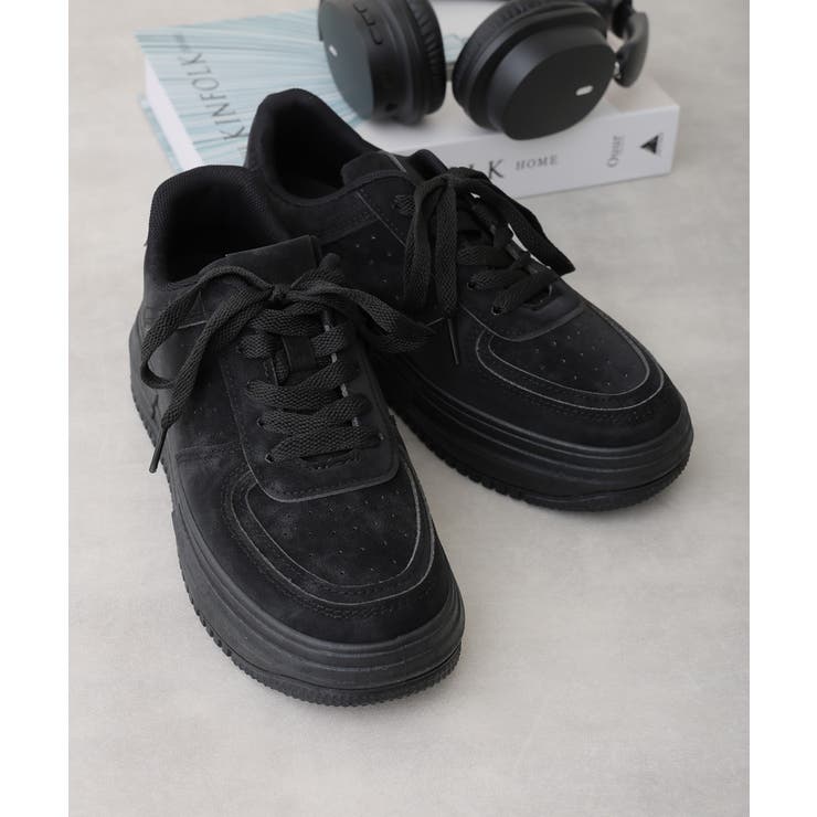 【25年春夏再販】軽量 厚底ソール ベーシック コートスニーカー | DEMETER | 詳細画像5 