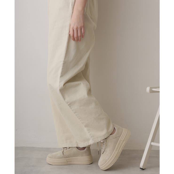 【25年春夏再販】軽量 厚底ソール ベーシック コートスニーカー | DEMETER | 詳細画像52 