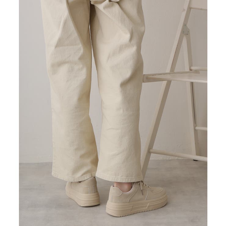 【25年春夏再販】軽量 厚底ソール ベーシック コートスニーカー | DEMETER | 詳細画像53 