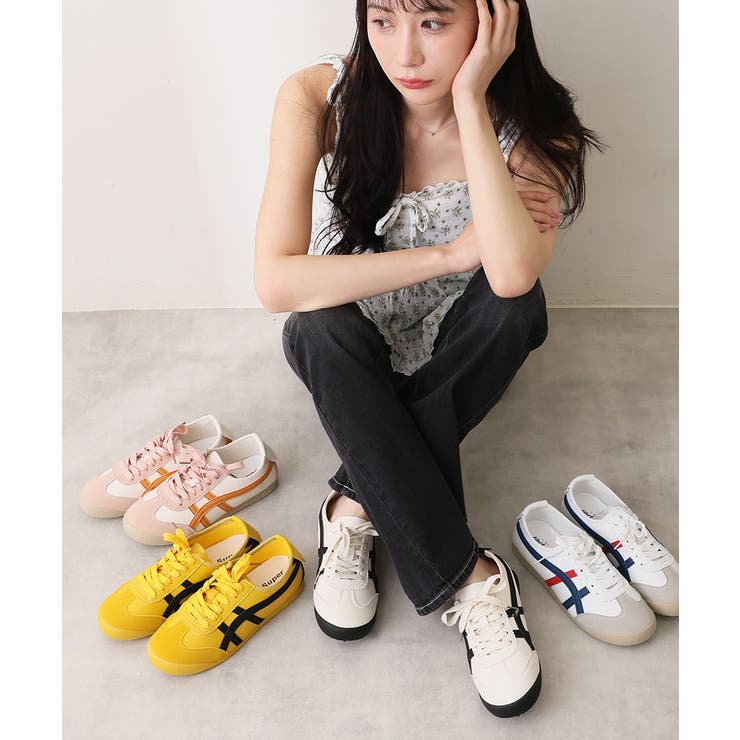 【26年春夏新作】軽量 配色デザイン ローカットスニーカー | DEMETER | 詳細画像10 