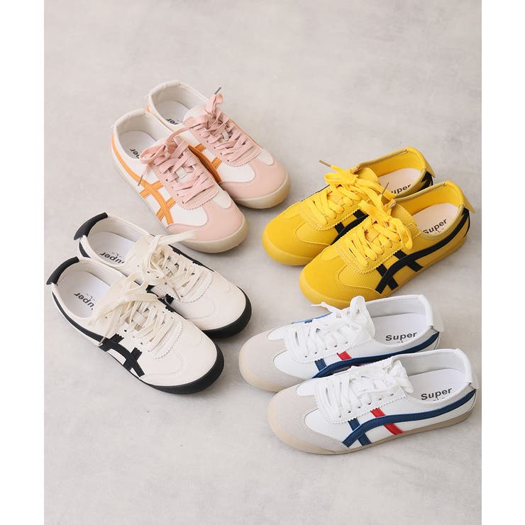 【26年春夏新作】軽量 配色デザイン ローカットスニーカー | DEMETER | 詳細画像2 