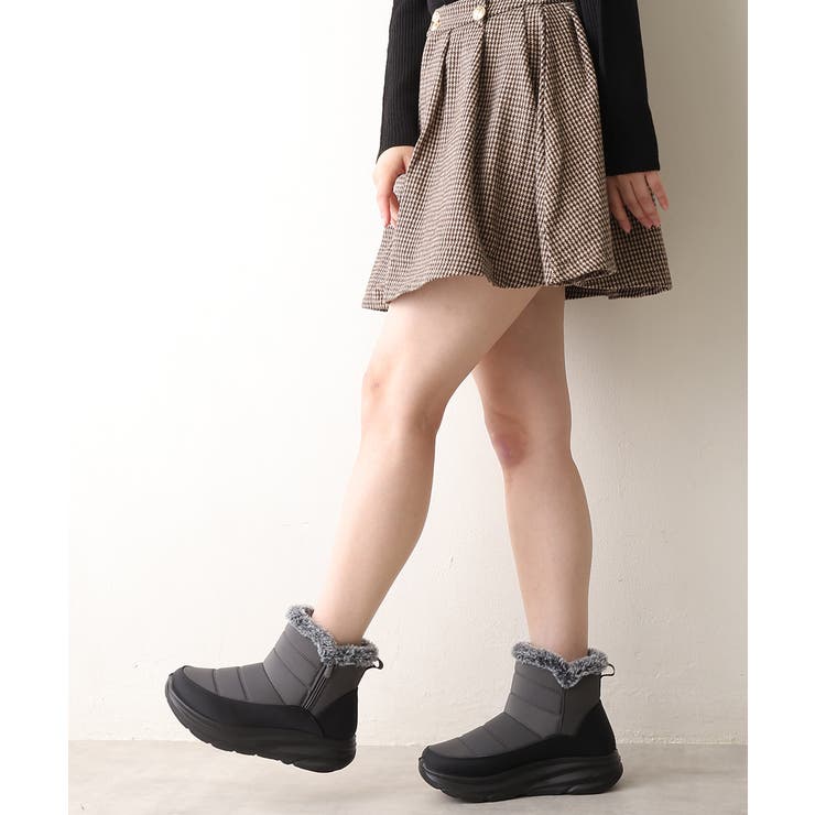 【25年秋冬新作】撥水＆防寒仕様 ボリュームファー ショート スノーブーツ | DEMETER | 詳細画像27 