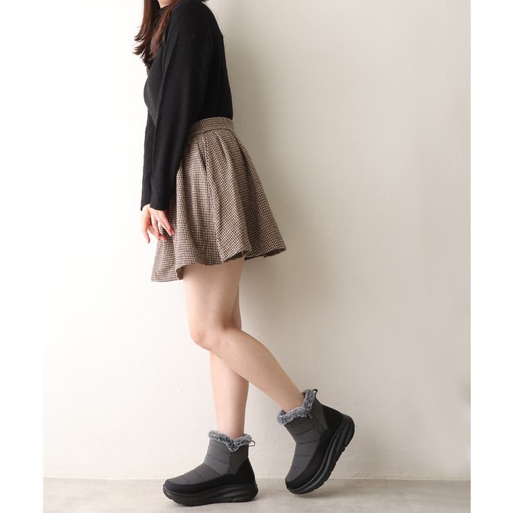 【25年秋冬新作】撥水＆防寒仕様 ボリュームファー ショート スノーブーツ | DEMETER | 詳細画像29 