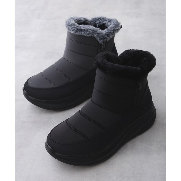 【25年秋冬新作】撥水＆防寒仕様 ボリュームファー ショート スノーブーツ | DEMETER | 詳細画像3 