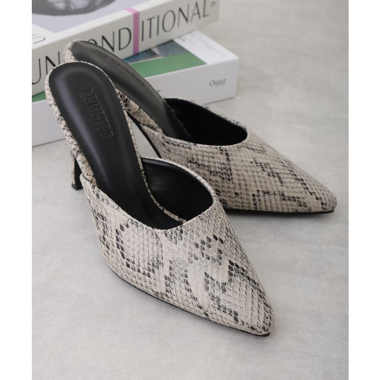 【25年春夏再販】10.0cm ポインテッドトゥ ピンヒール ミュール | DEMETER | 詳細画像16 