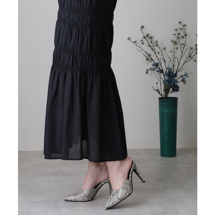 【25年春夏再販】10.0cm ポインテッドトゥ ピンヒール ミュール | DEMETER | 詳細画像19 