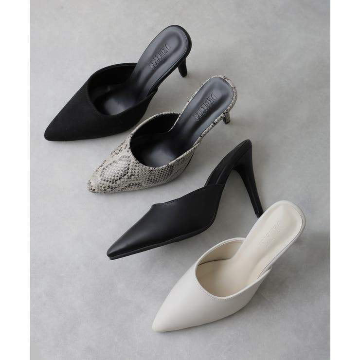 【25年春夏再販】10.0cm ポインテッドトゥ ピンヒール ミュール | DEMETER | 詳細画像32 