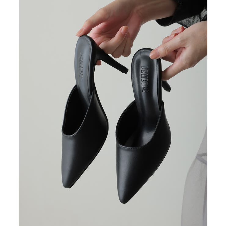 【25年春夏再販】10.0cm ポインテッドトゥ ピンヒール ミュール | DEMETER | 詳細画像34 