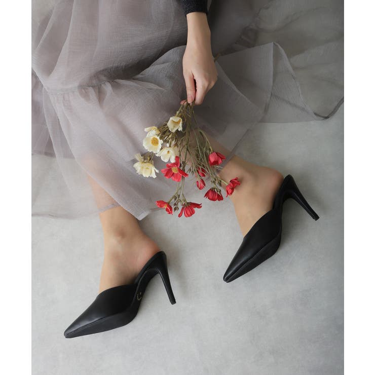 【25年春夏再販】10.0cm ポインテッドトゥ ピンヒール ミュール | DEMETER | 詳細画像35 