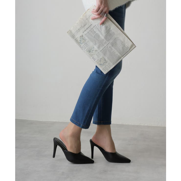 【25年春夏再販】10.0cm ポインテッドトゥ ピンヒール ミュール | DEMETER | 詳細画像42 