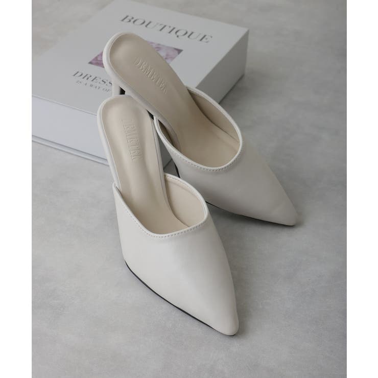 【25年春夏再販】10.0cm ポインテッドトゥ ピンヒール ミュール | DEMETER | 詳細画像44 