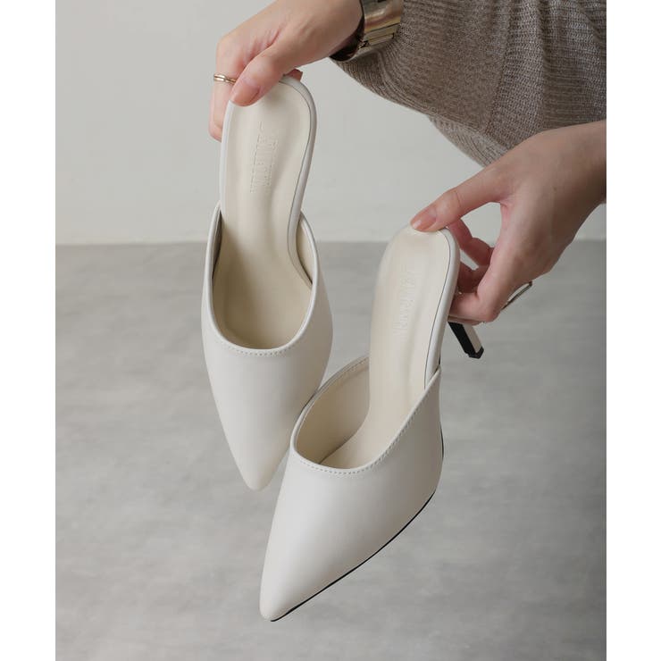 【25年春夏再販】10.0cm ポインテッドトゥ ピンヒール ミュール | DEMETER | 詳細画像45 