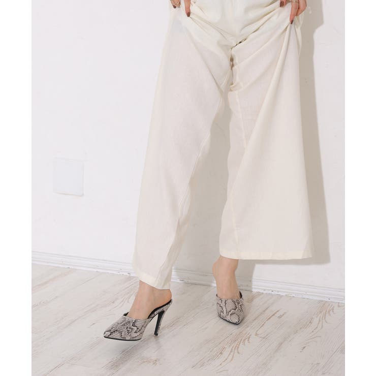 【25年春夏再販】10.0cm ポインテッドトゥ ピンヒール ミュール | DEMETER | 詳細画像86 