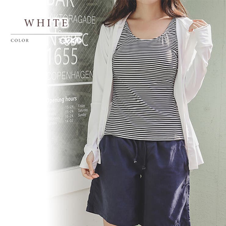 タンキニセパレート 長袖ラッシュガード ショートパンツ付き | レースレディース  | 詳細画像4 