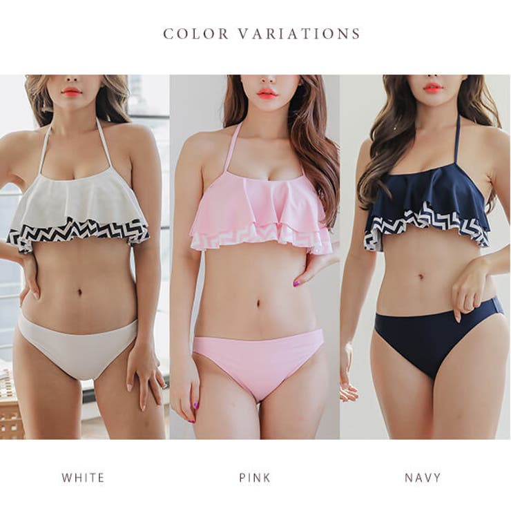 半袖Tシャツ ショートパンツ付 フレアホルタービキニ | レースレディース  | 詳細画像2 