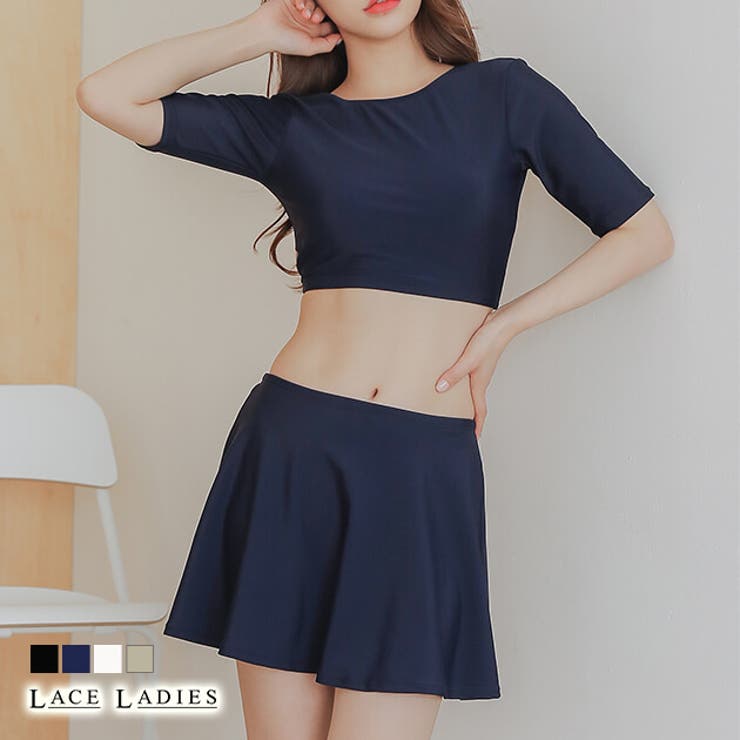 五分袖 バッククロスデザイン セパレート | レースレディース  | 詳細画像1 