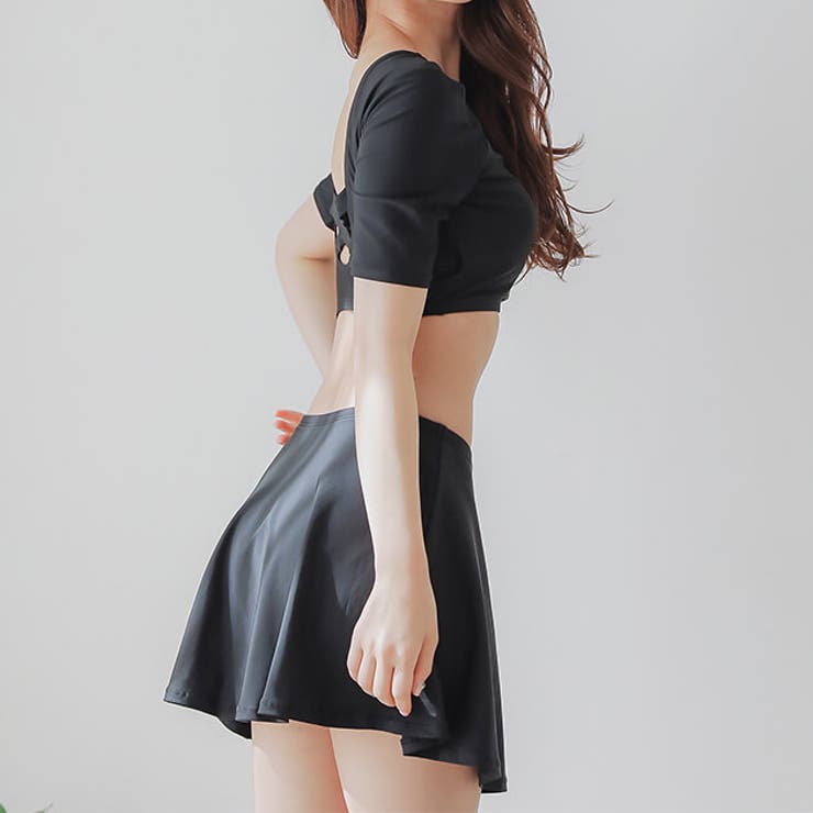 五分袖 バッククロスデザイン セパレート | レースレディース  | 詳細画像4 