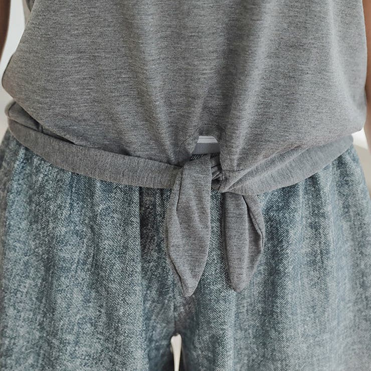 Tシャツ＆ショートパンツ付き ボーダータンキニ 水着4点セット | レースレディース  | 詳細画像8 