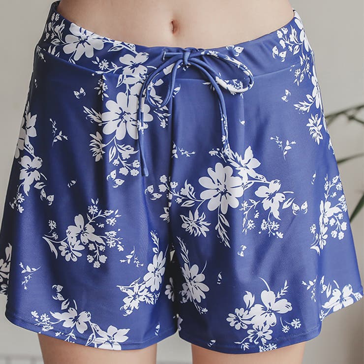 カバーアップ付 ホルターネックタンキニ 水着3点セット | レースレディース  | 詳細画像18 